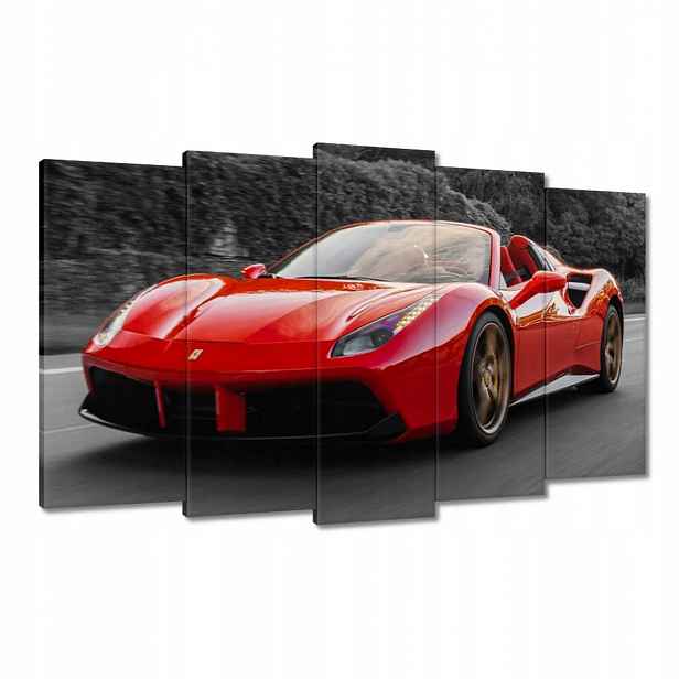 Obrazy 100x60 Červené Ferrari Fura