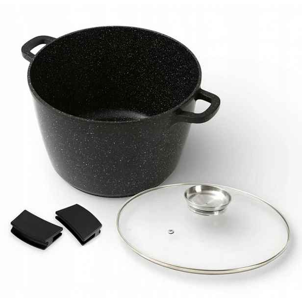 Hrnec Mramorový kulatý Vysoký 4 l 20 cm Indukce Plyn Masterpan 2134 2026