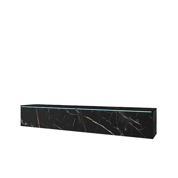 TV stolek mramor LED San Sebastian Lowboard D180