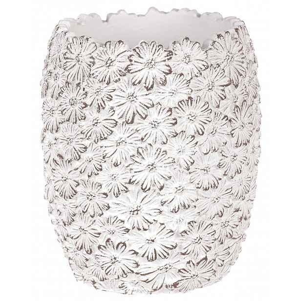 Váza Květinková 17 cm, bílý beton