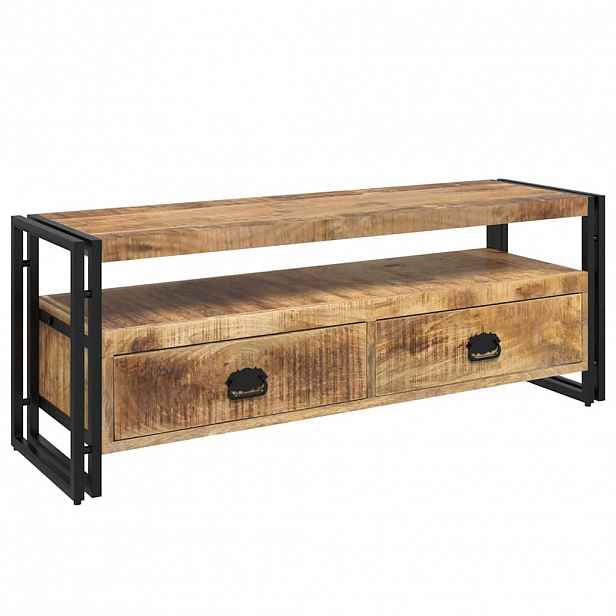 vidaXL TV stolek 120 x 35 x 45 cm masivní mangovníkové dřevo