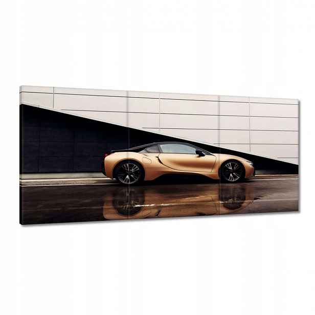 Obrazy 210x100 Zlaté Bmw Auto