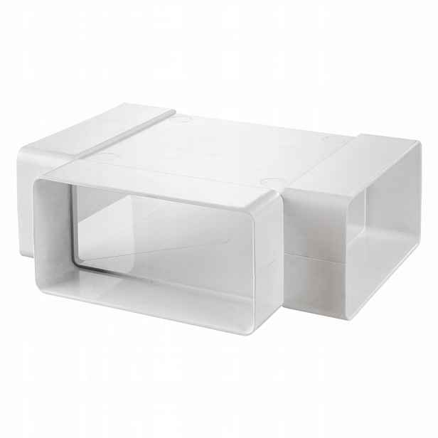 T-rozdělovač Vents pro plochý kanál 110 x 55 mm Pvc Ventilace