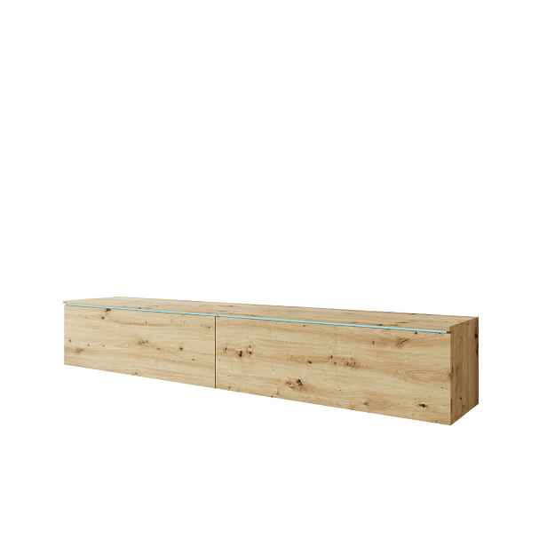 TV stolek LED dub artisan Lowboard D180