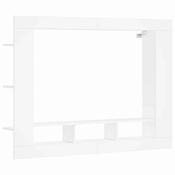 vidaXL TV skříňka bílá 152 x 22 x 113 cm kompozitní dřevo