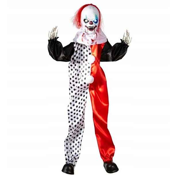 Vražedný Klaun Svítící Oči Halloween