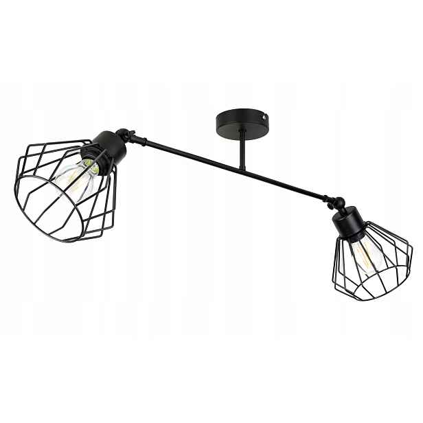 stropní svítidlo s nastavitelným lustrem Loft E27 Drát 2