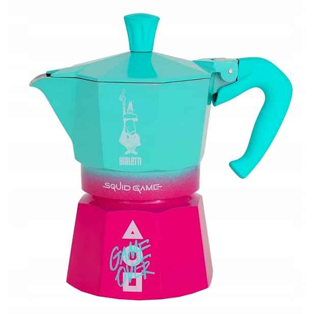 Kávovar Bialetti Moka Express Squid Game 3 šálky