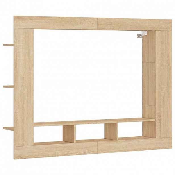 vidaXL TV skříňka dub sonoma 152 x 22 x 113 cm kompozitní dřevo