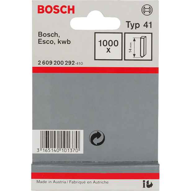 Spony Bosch typ 41 14 mm 1 000 ks
