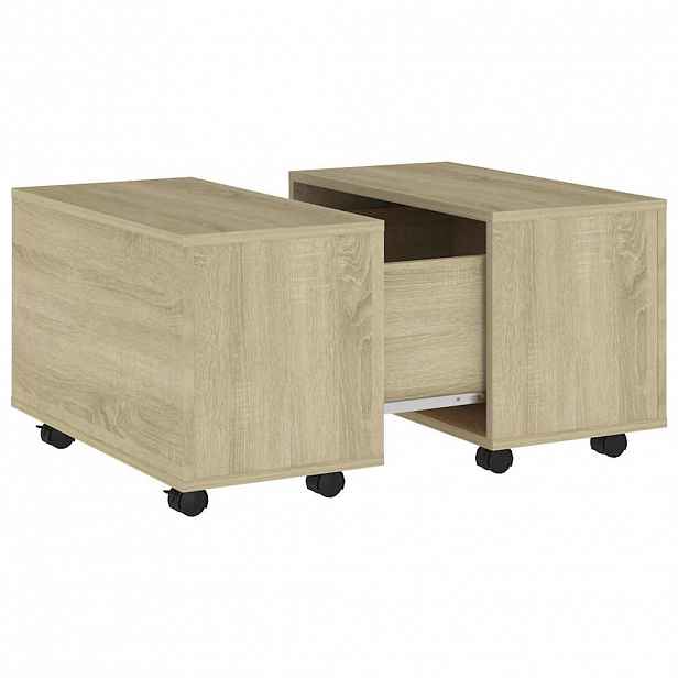 vidaXL Konferenční stolek dub sonoma 60 x 60 x 38 cm kompozitní dřevo