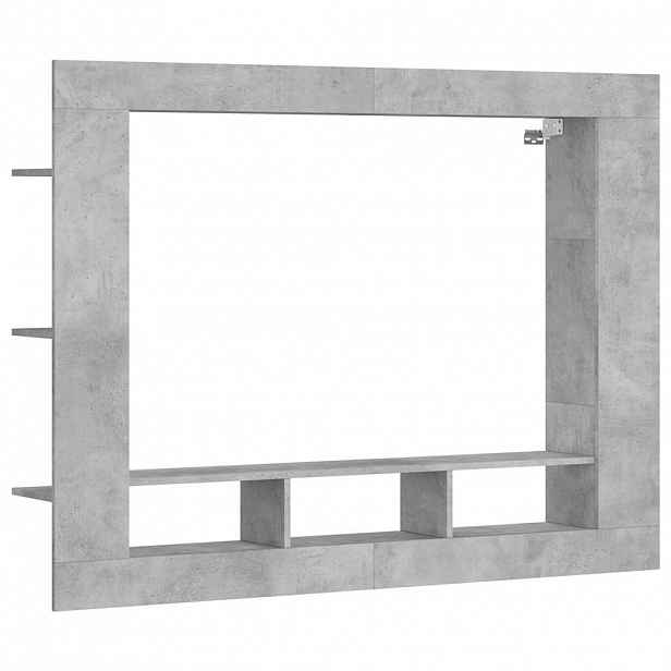 vidaXL TV skříňka betonově šedá 152 x 22 x 113 cm kompozitní dřevo