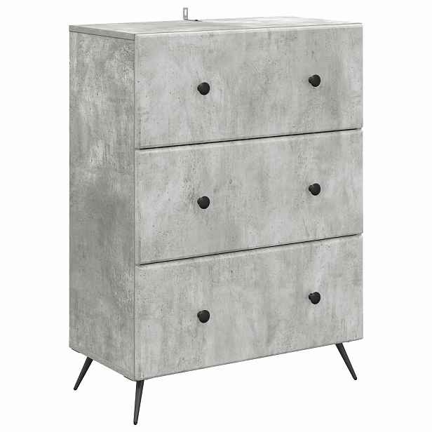 vidaXL Skříň se zásuvkami 66 x 34,5 x 90 cm Kompozitní dřevo