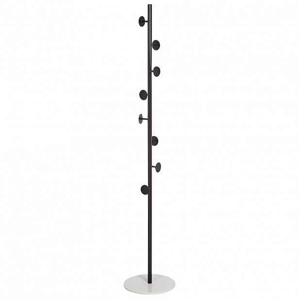 Beliani VĚŠÁK NA OBLEČENÍ Kov černý/bílý 170 cm Notus
