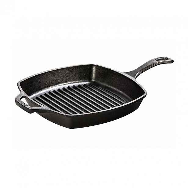 Čtvercová litinová pánev Lodge 26 cm