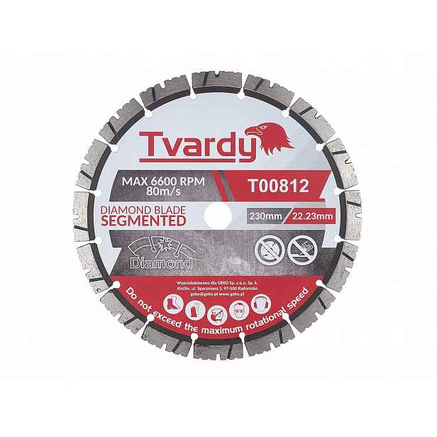 Diamantový Kotouč Segment Pro Asfalt Kámen Mramor 230 mm T00812 Tvardy