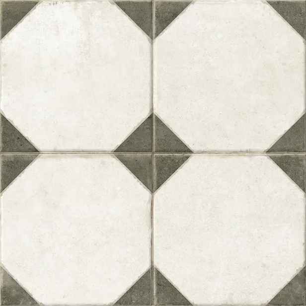 Dlažba Vesso Patchwork Green Mat 42/42