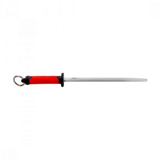 Oválný honovací nástroj na ostření nožů, 25 cm, "Duo", červený - Pirge