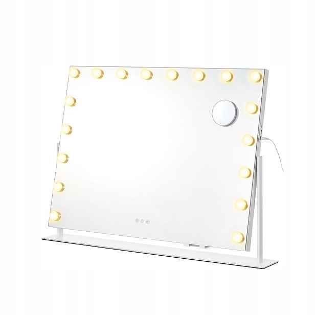 Zrcadlo Songmics stojící obdélník 90 x 60 mm, světlo