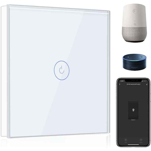 Bílý Dvousměrný Spínač Světla Smart Bseed