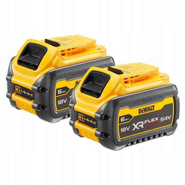 DeWalt Flexvolt DCB546T2 Sada 2 akumulátorů Xr 54/18V 2/6Ah
