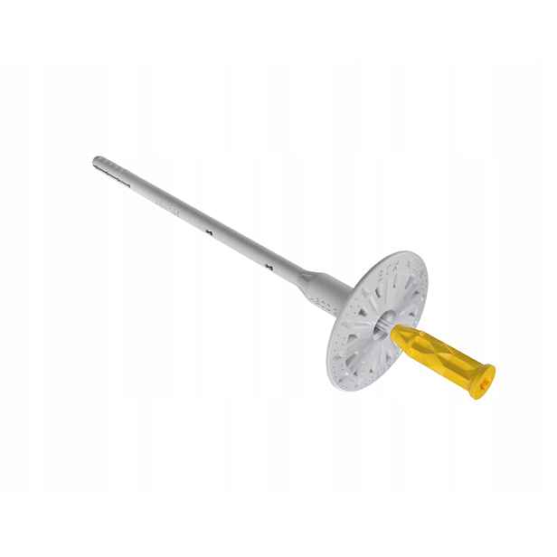 fasádní hmoždinka spojovací prvek 20 cm, průměr 10 mm, kovová, dlouhá zóna, šroubovací