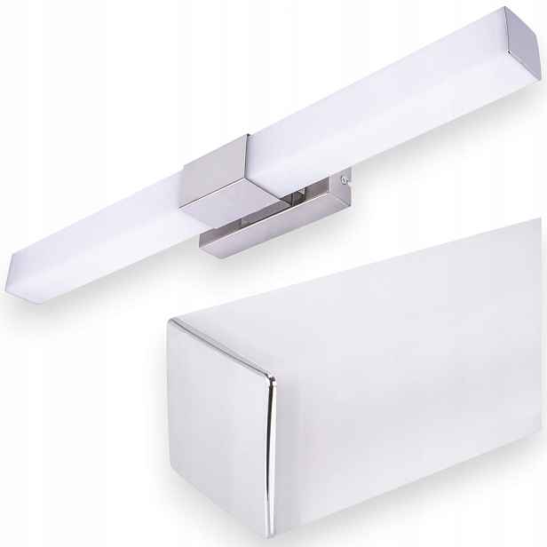 Koupelnové nástěnné Led svítidlo do koupelny nad zrcadlo 12W 60 cm chrom IP44