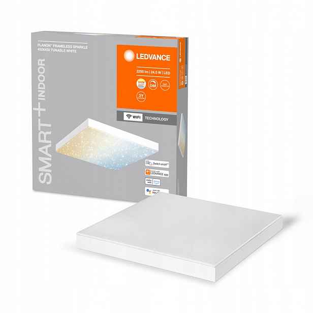 Stropní Svítidlo Led Panel Bezrámečkový 24.5W 1300lm Cct 45cm Smart+ WiFi Frameless