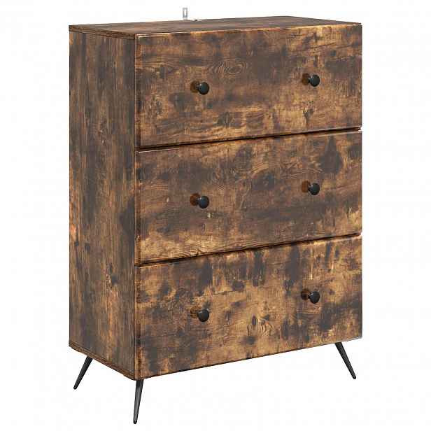 vidaXL Skříň se zásuvkami 66 x 34,5 x 90 cm Kompozitní dřevo