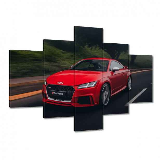 Obrazy 100x70 Červené Audi Auto