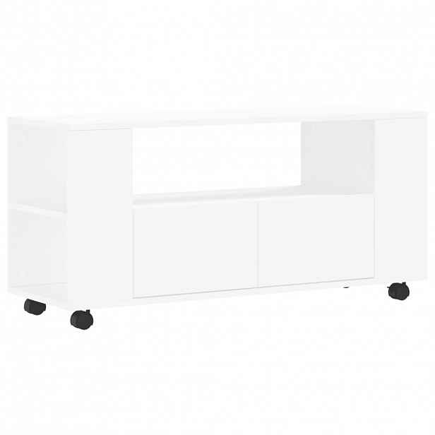 vidaXL TV skříňka bílá 102 x 34,5 x 43 cm kompozitní dřevo