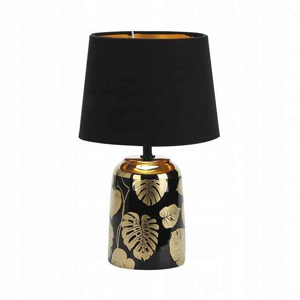 Klimatická černá noční stolní lampa do obývacího pokoje