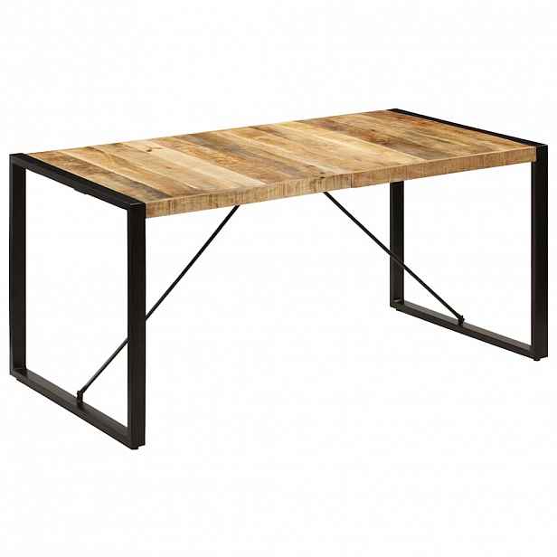 vidaXL Jídelní stůl 160 x 80 x 75 cm masivní mangovníkové dřevo