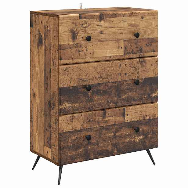vidaXL Skříň se zásuvkami 66 x 34,5 x 90 cm Kompozitní dřevo