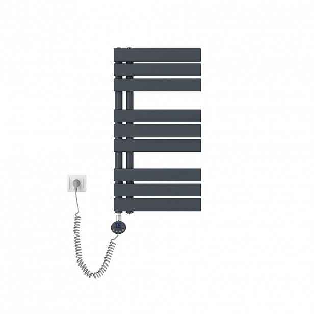 EMKE RADIÁTOR NA RUČNÍKY WLAN termostat Antracit 75/40 cm