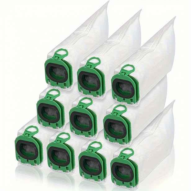 TEMU 10ks Prémiové Sáčky do Vysavače pro Vorwerk Kobold - Odolné a Pratelné Náhradní Prachové Sáčky s Příslušenstvím Filtru