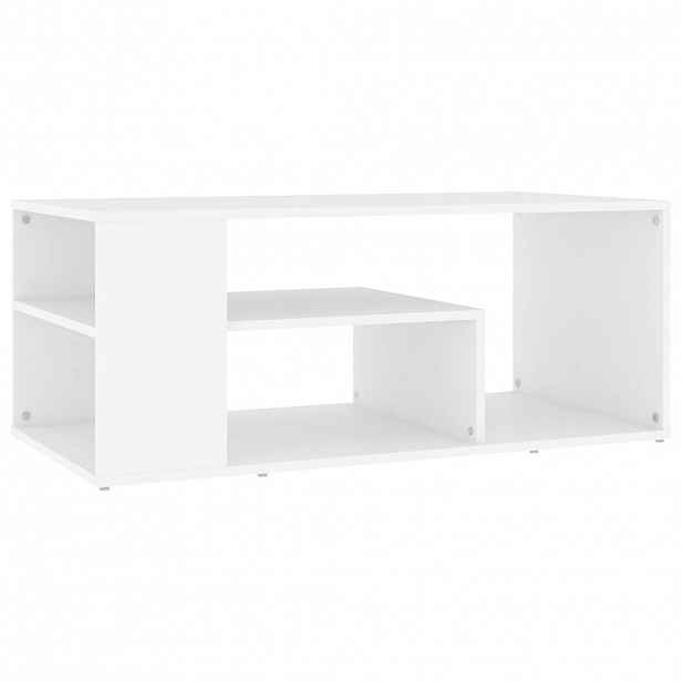 vidaXL Konferenční stolek bílý 100 x 50 x 40 cm kompozitní dřevo