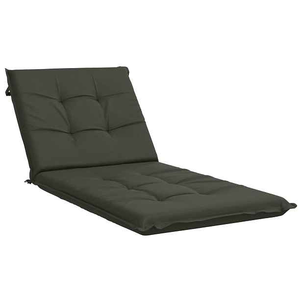 vidaXL Polštář na lehátko GEMERT 100% polyester Antracitová
