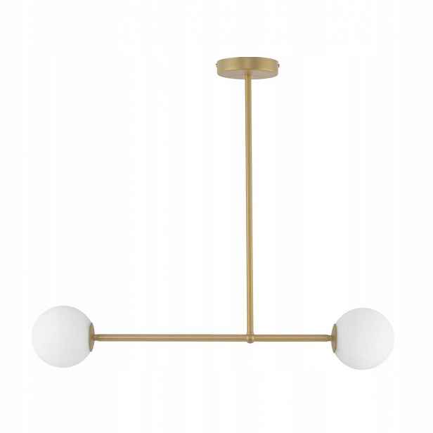 Lustr Závěsná lampa Gama Moderní zlatý kov 2xG9 Sigma Lighting 60 cm