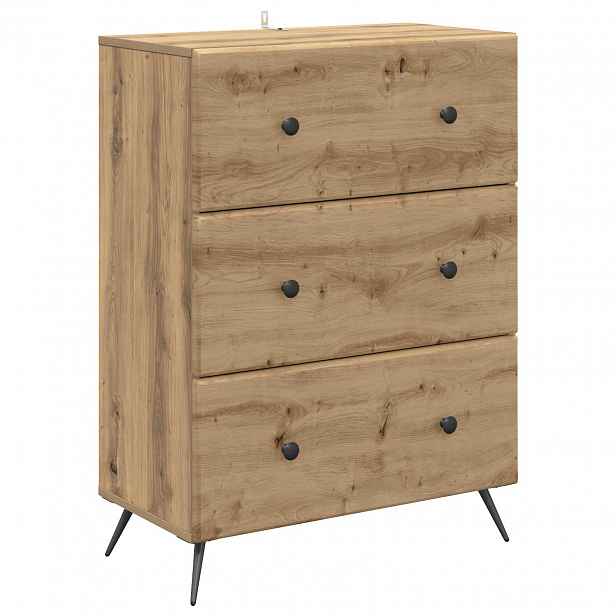 vidaXL Skříň se zásuvkami 66 x 34,5 x 90 cm Kompozitní dřevo