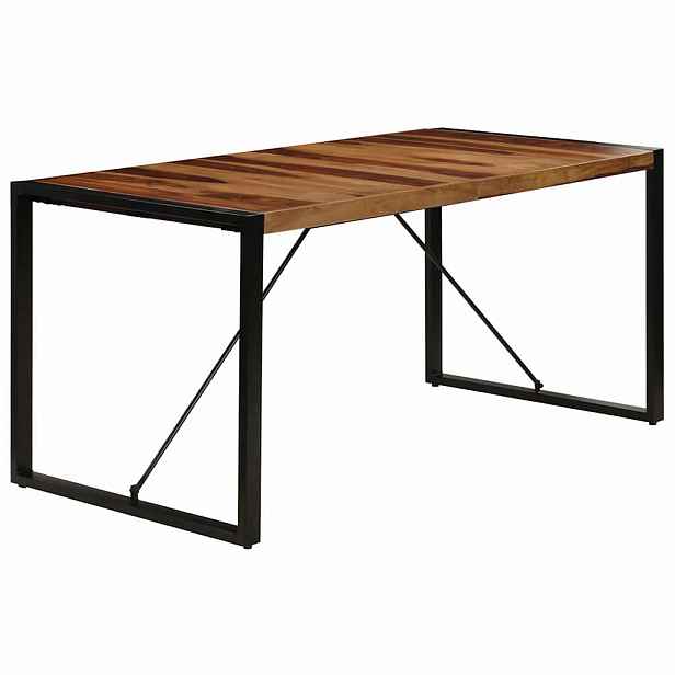 vidaXL Jídelní stůl 160 x 80 x 75 cm masivní akáciové dřevo