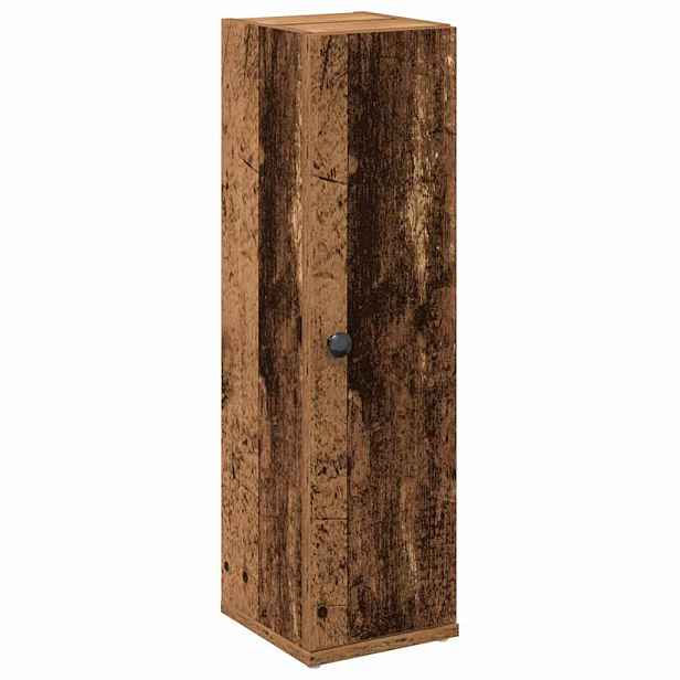 vidaXL Koupelnová skříňka s držákem rolí old wood 20,5 x 22 x 72 cm