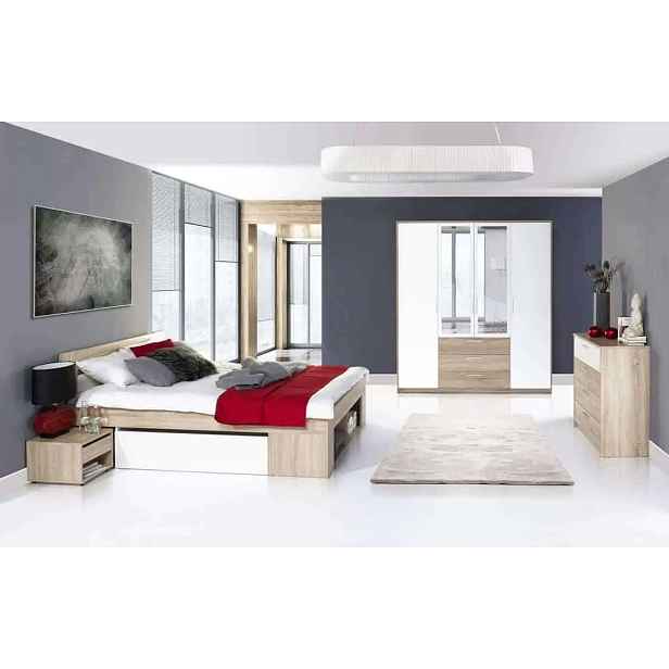 Casarredo Ložnice MILO ( postel 160, komoda 4S, skříň )