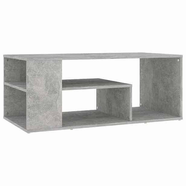 vidaXL Konferenční stolek betonově šedý 100x50x40 cm kompozitní dřevo