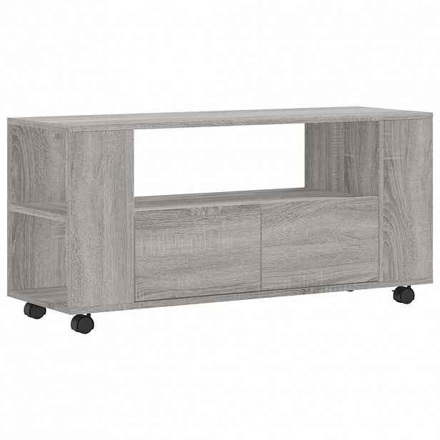 vidaXL TV skříňka šedá sonoma 102 x 34,5 x 43 cm kompozitní dřevo