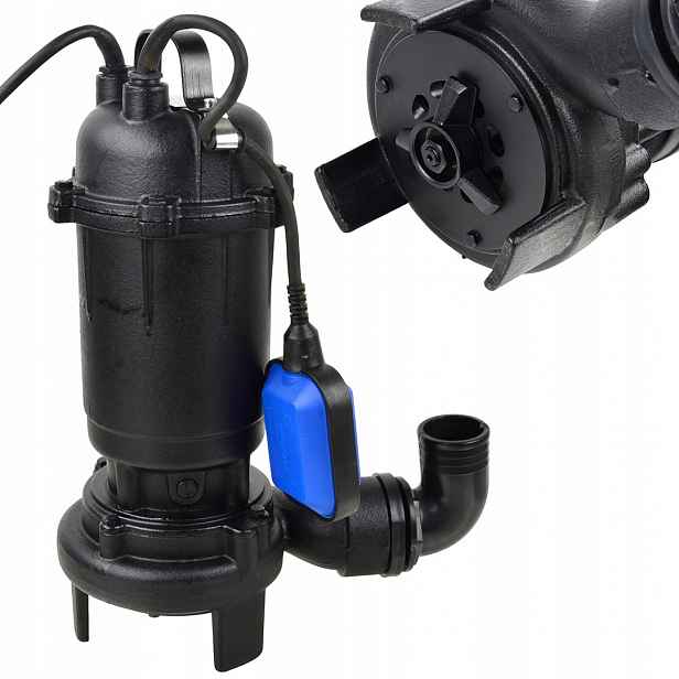 Čerpadlo s plovákem na špinavou vodu s drtičem 750 W 20 m3/h Geko G81423