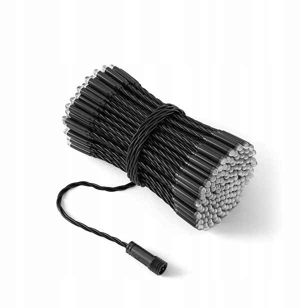 Dekorativní osvětlení Twinkly Plus Strings 250 Led Rgbw černé, 25 m, IP65