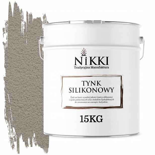 Silikonová Fasádní Omítka Šedá Teplá F293 15KG Beránek Granulace 1.0mm