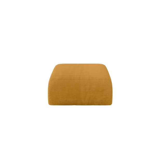 ALTDECOR MODULÁRNÍ TABURET MIRA-PUF 91x89x40 cm, hořčicově žlutý, manšestr