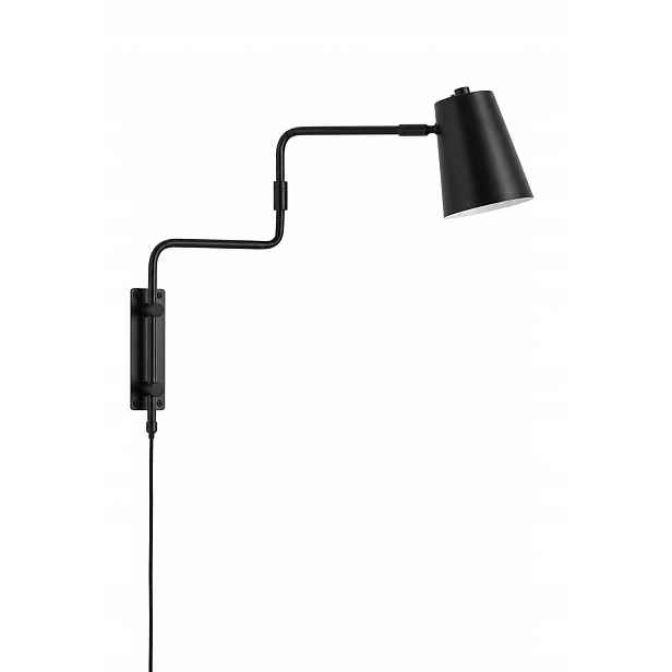 Ellos Nástěnná lampa Leonardo 198749L černá E27 5W Led